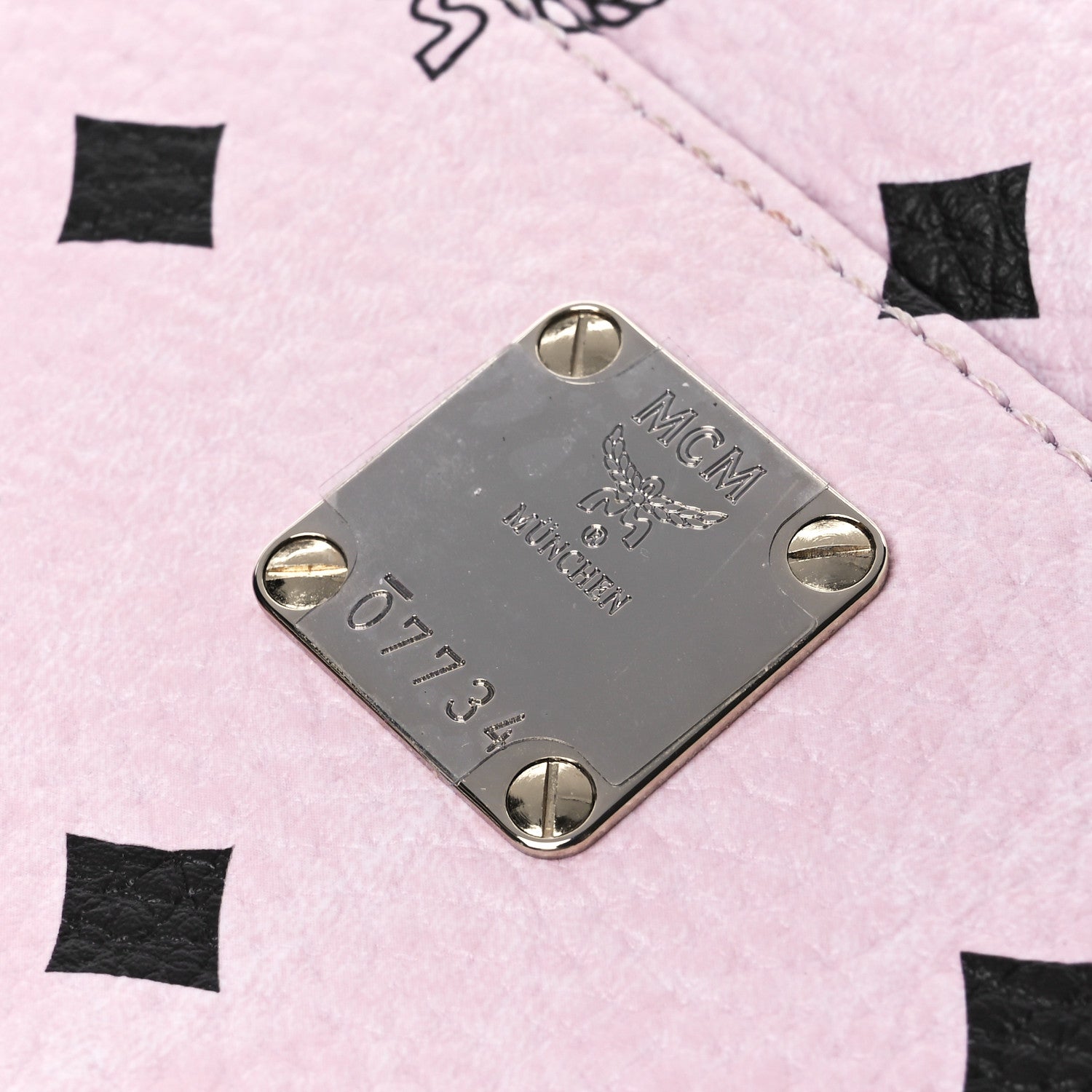 MCM Visetos Mini Camera Crossbody Bag Light Pink 14 of 15