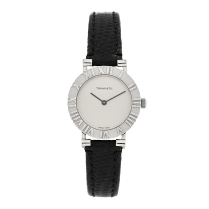 Tiffany Sterling Silver Lizard 24mm Atlas Quartz Watch 1 of 4