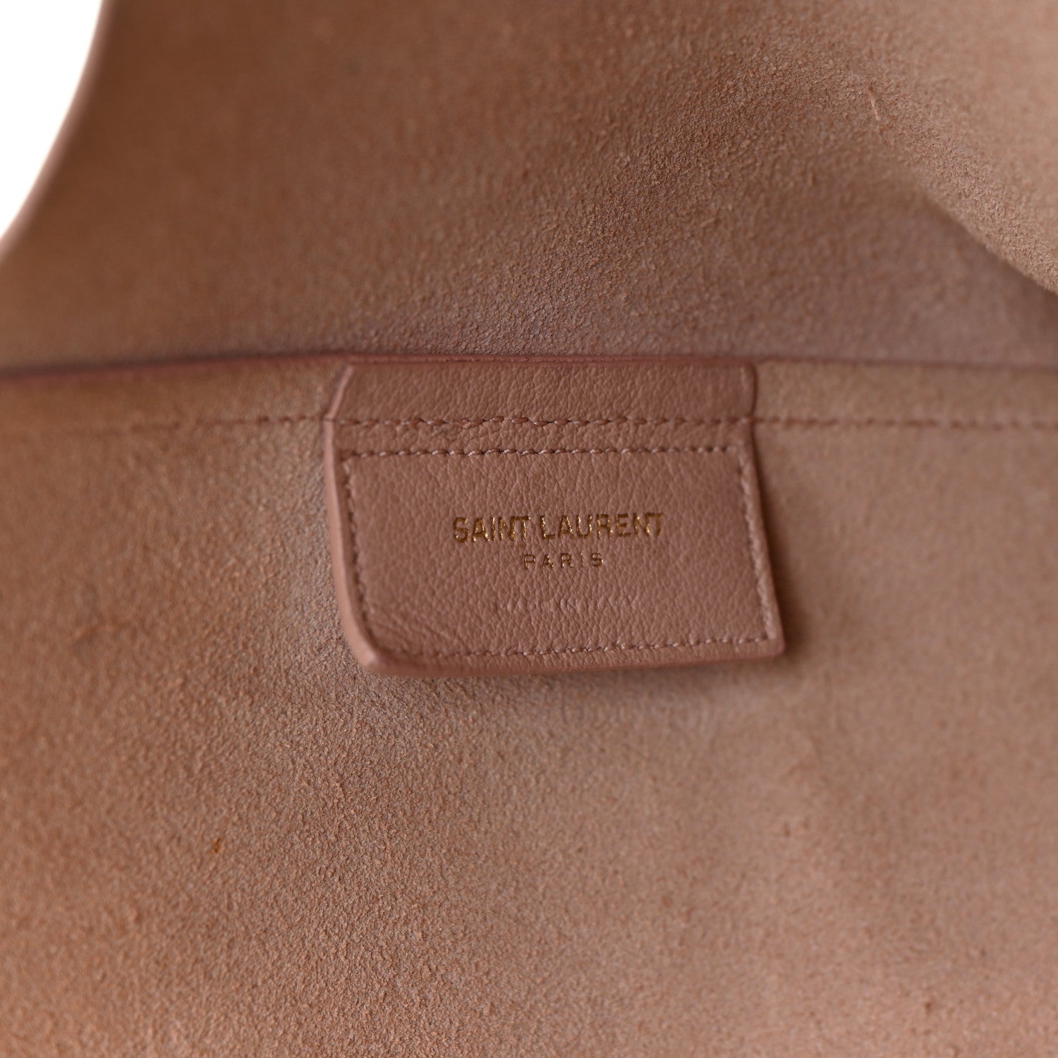Saint Laurent Calfskin Large Shopping Tote Rose Antic 5 of 33