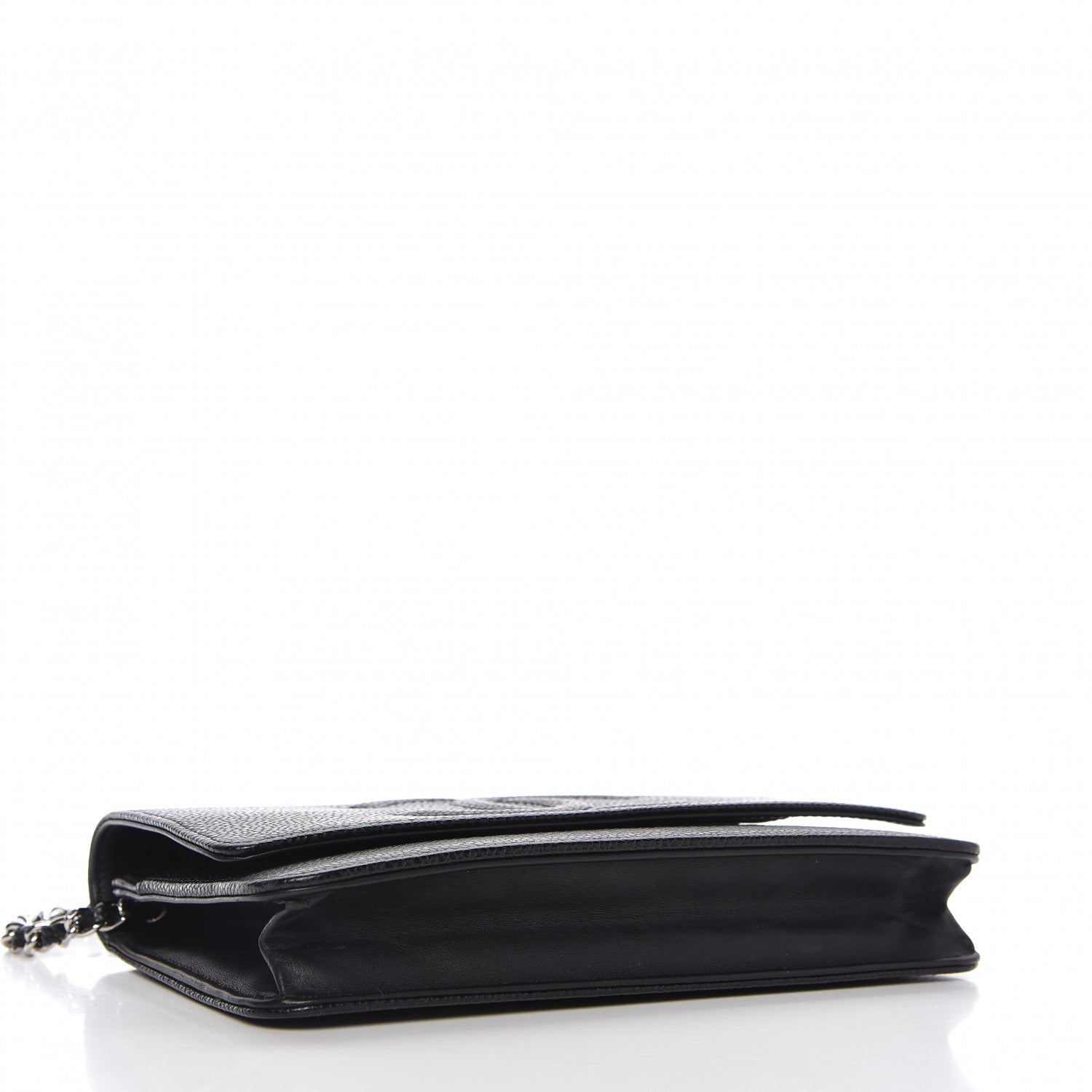 Chanel Caviar Timeless CC Wallet On Chain WOC Black 4 of 11