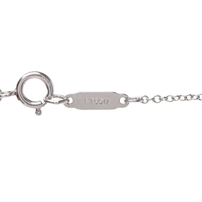 Tiffany Platinum Diamond Small Peace Sign Pendant Necklace 6 of 7