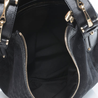 Gucci Monogram Pelham Medium Hobo Black 5 of 7