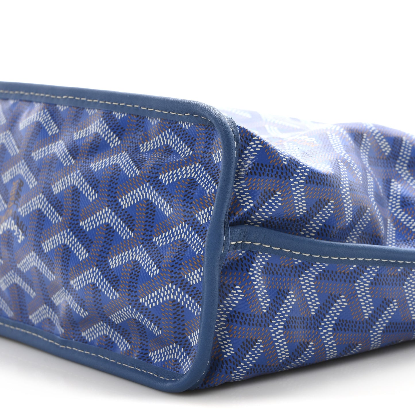 Goyardine Reversible Mini Anjou Sky Blue