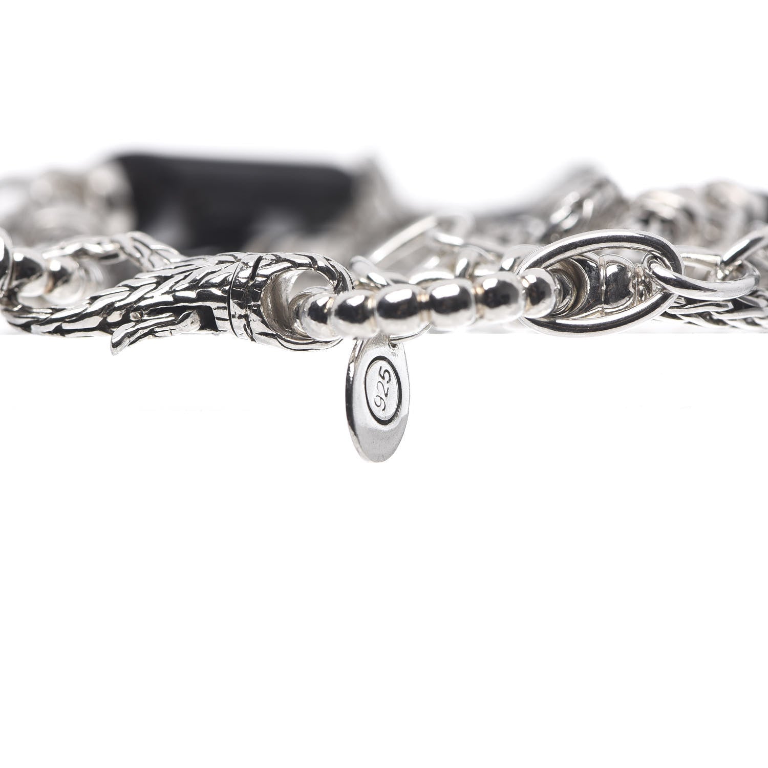 John Hardy Sterling Silver Agate Multi-Chain Bracelet 4 of 4