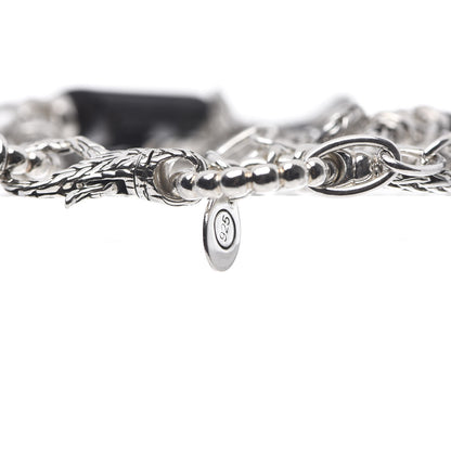 John Hardy Sterling Silver Agate Multi-Chain Bracelet 4 of 4
