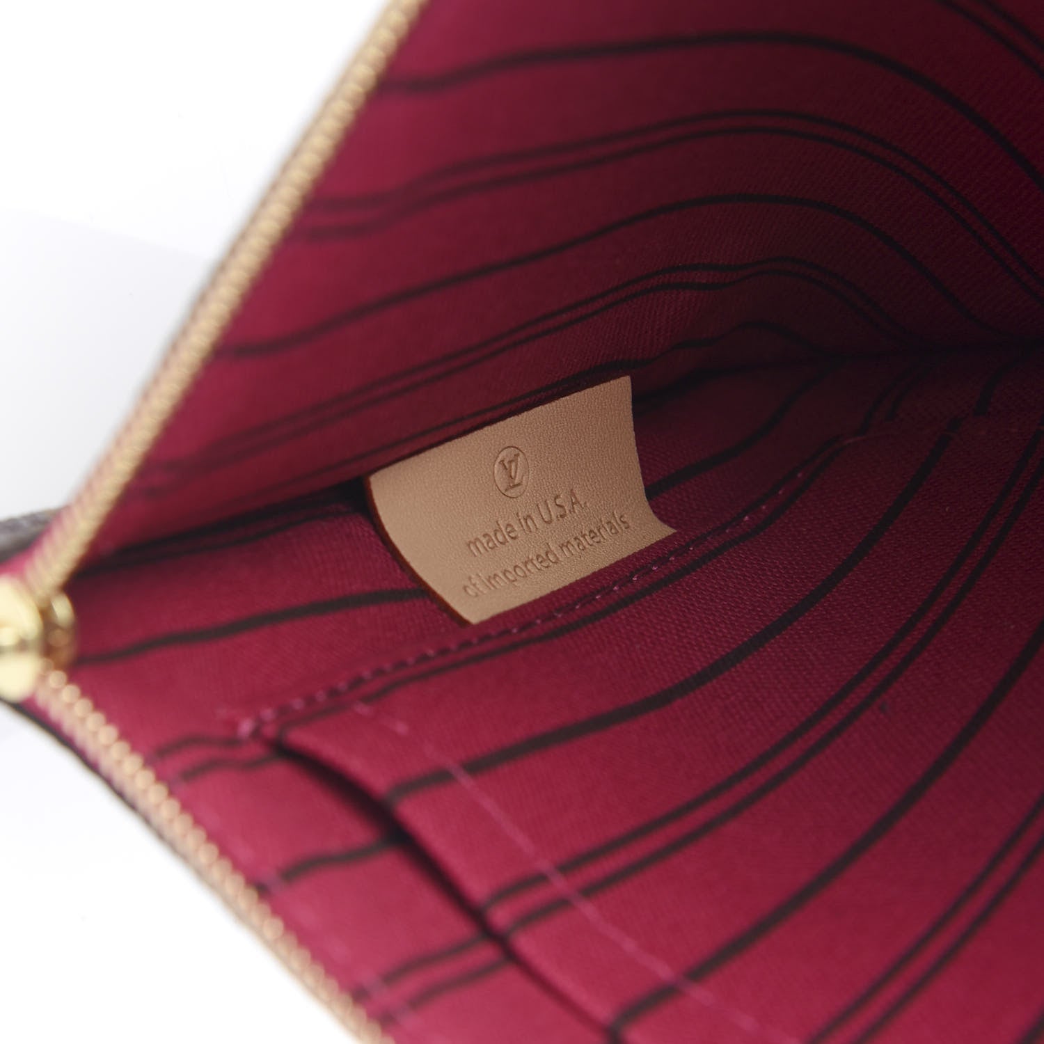 Louis Vuitton Monogram Neverfull MM GM Pochette Pivoine 6 of 9