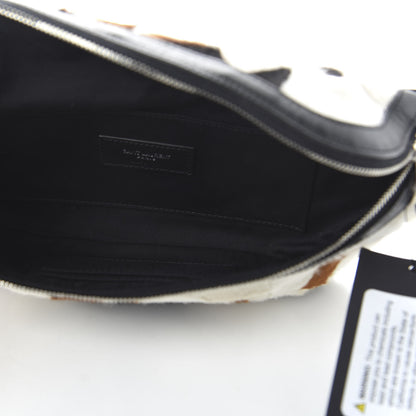 Saint Laurent Calfskin Calf Hair Pony Belt Bag Multicolor 5 of 9