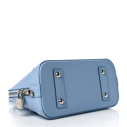 Louis Vuitton Epi Jacquard Alma BB Bleu Nuage 4 of 10