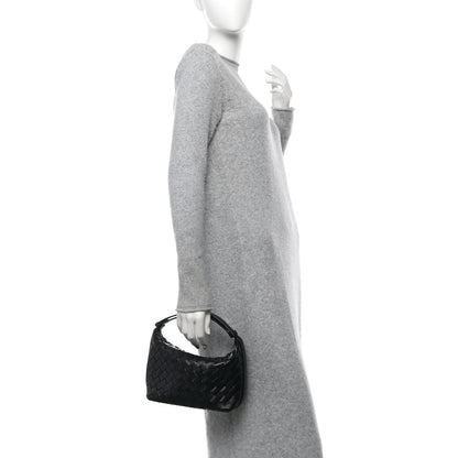 Bottega Veneta Calfskin Nappa Intrecciato Mini Wallace Black 2 of 11