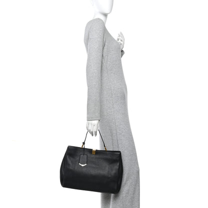 Balenciaga Calfskin Le Dix Soft Cabas M Shoulder Bag Black 3 of 11
