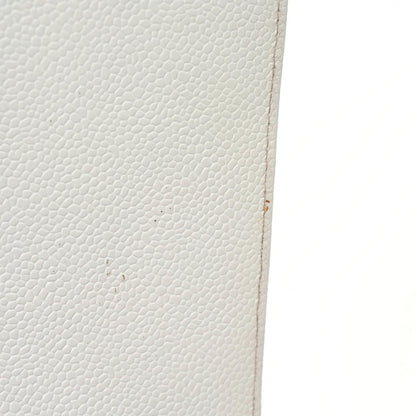 Chanel Caviar Quilted Maxi Single Flap White 12 of 22