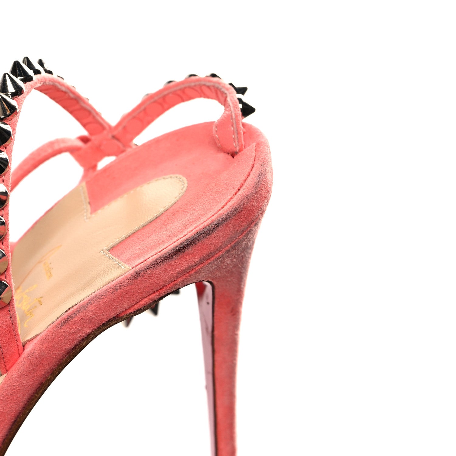 Christian Louboutin Veau Velours So Me 100 Sandals 37 Charlotte 8 of 11