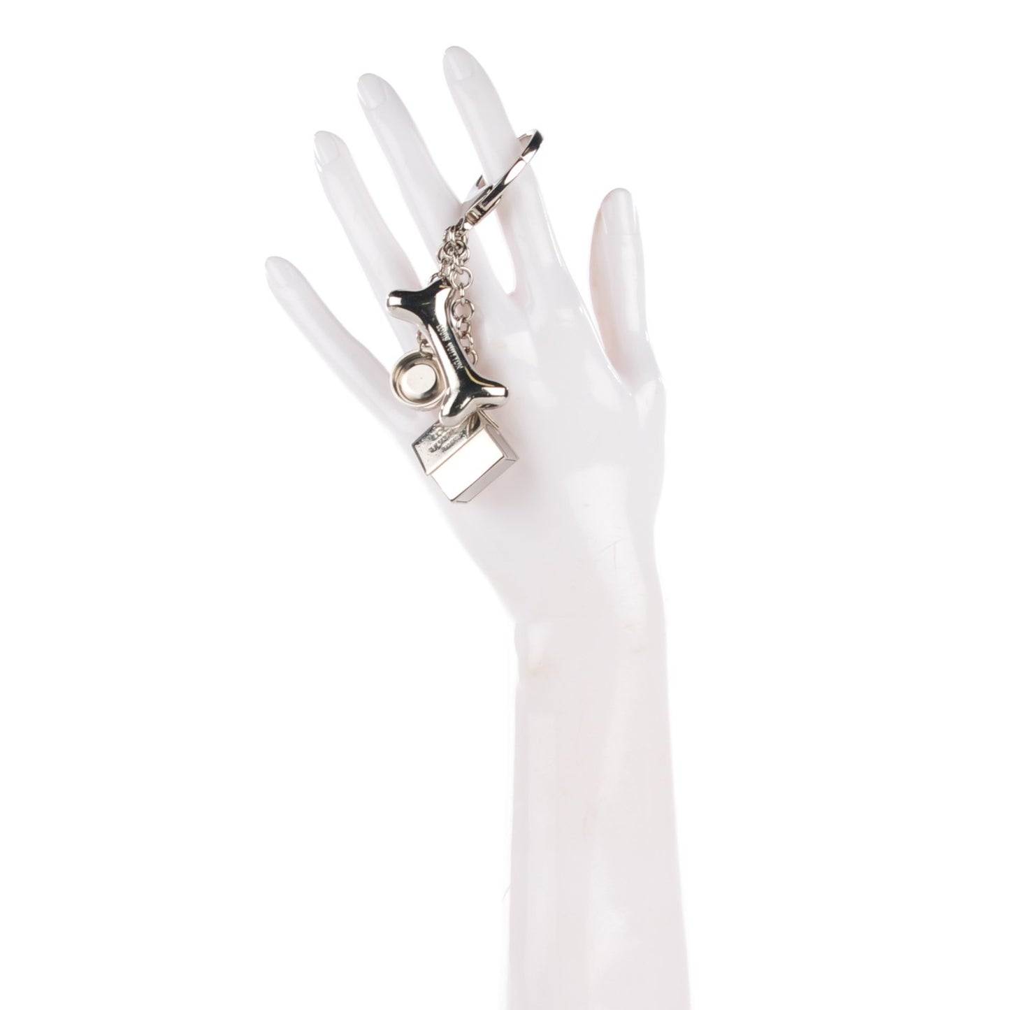 Baxter Dog Bag Charm Silver