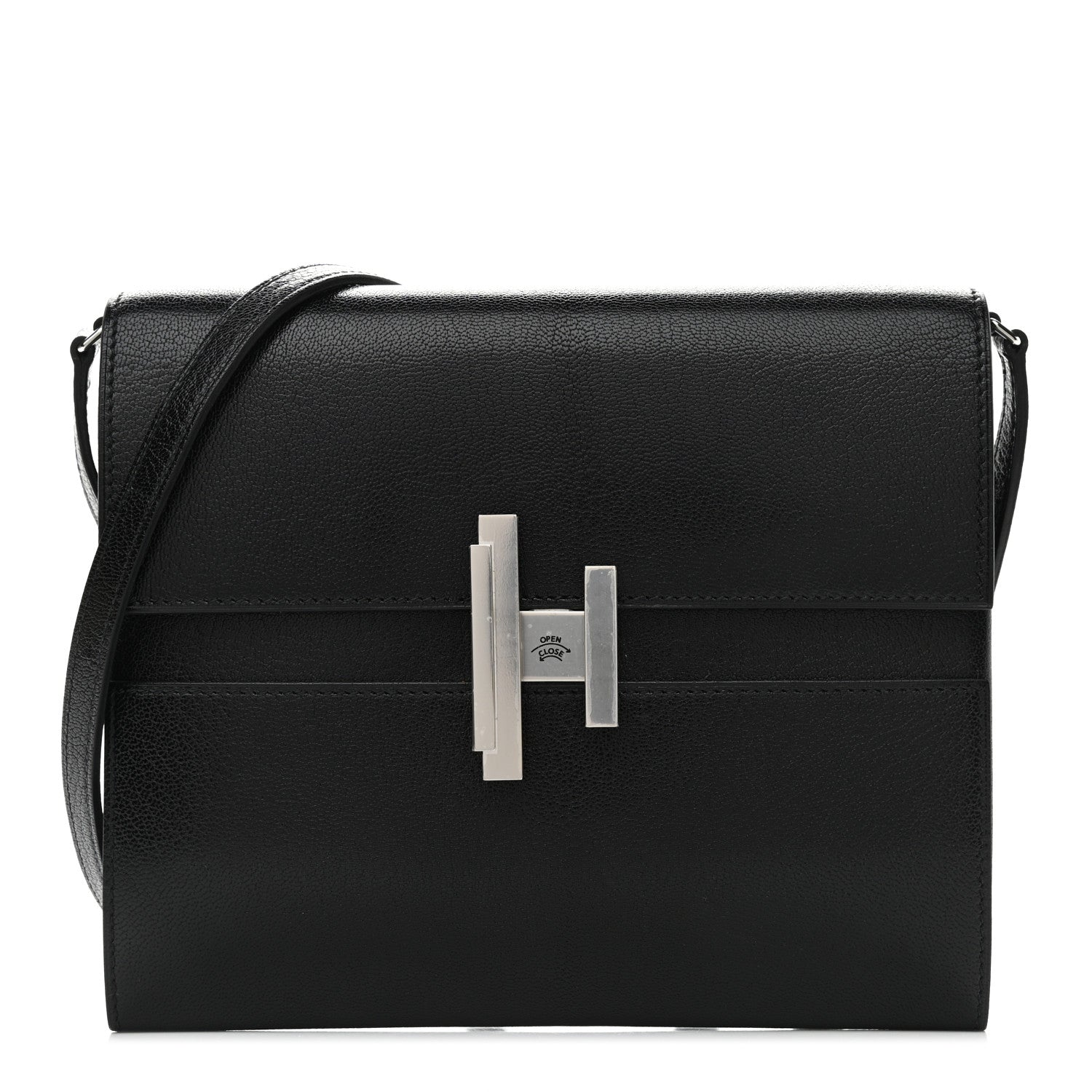 Hermes Chevre Mysore Cinhetic To Go Wallet Black 1 of 11