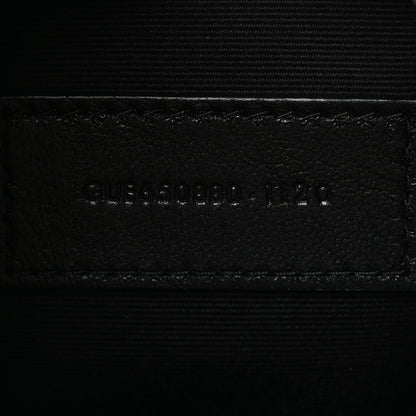 Saint Laurent Lambskin Monogram Loulou Puffer Pouch Clutch Crema Soft 8 of 12