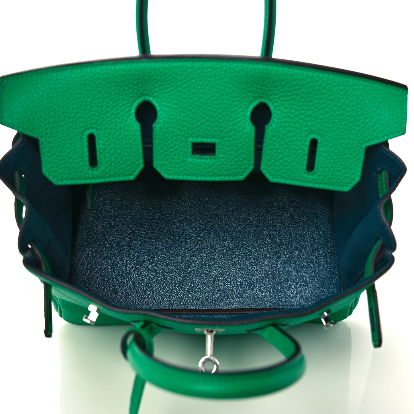 Togo Verso Birkin 25 Menthe Vert Bosphore