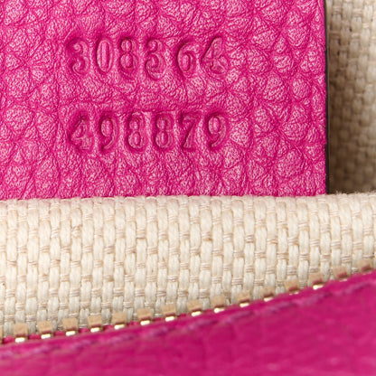Gucci Cellarius Calfskin Small Soho Disco Bag Bright Bouganville 7 of 11