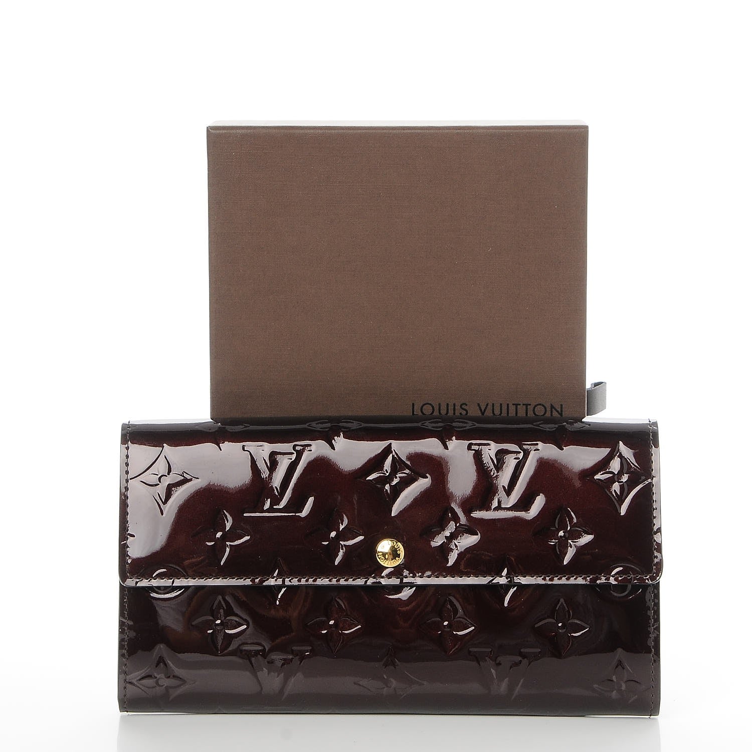 Louis Vuitton Vernis Sarah Wallet Amarante 8 of 8