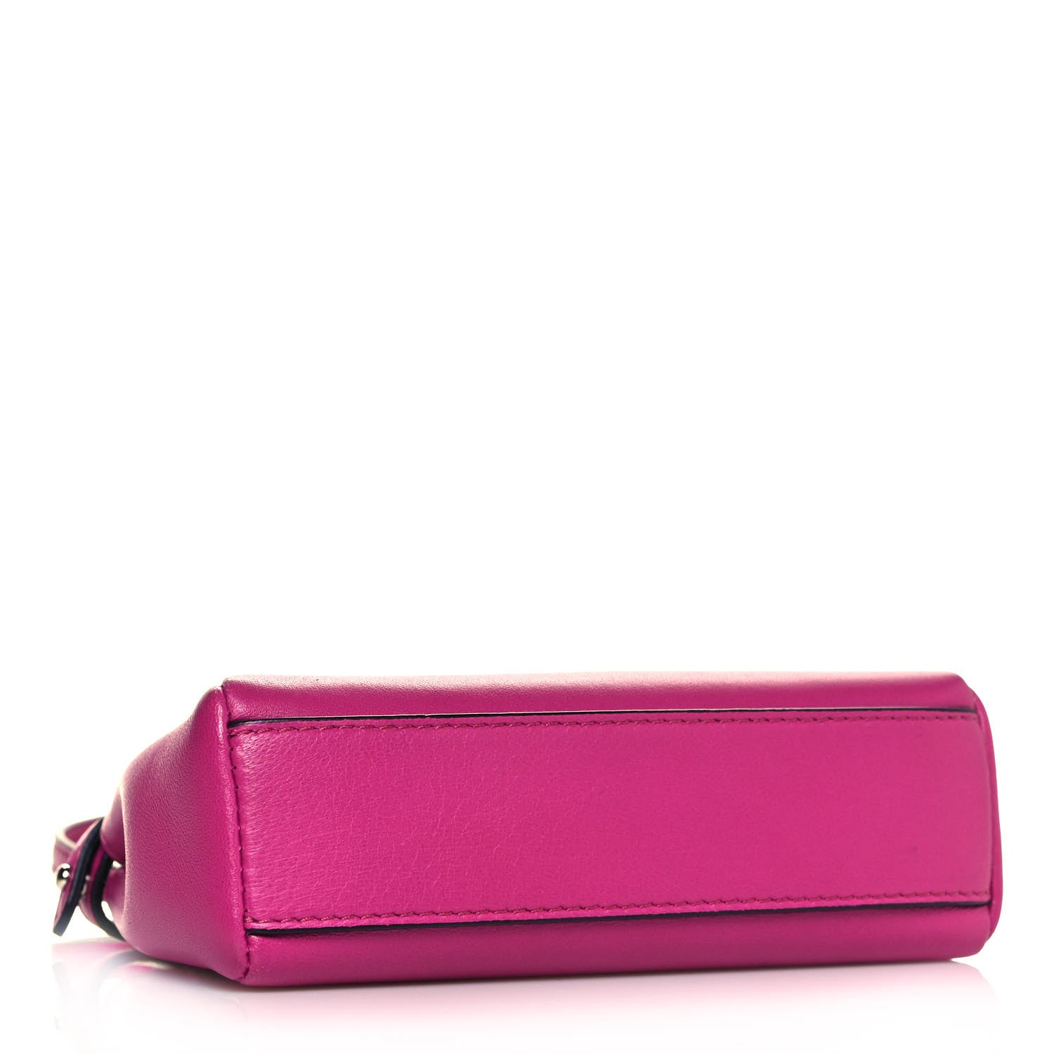 Fendi Nappa Micro Peekaboo Iconic Satchel Magenta 3 of 11