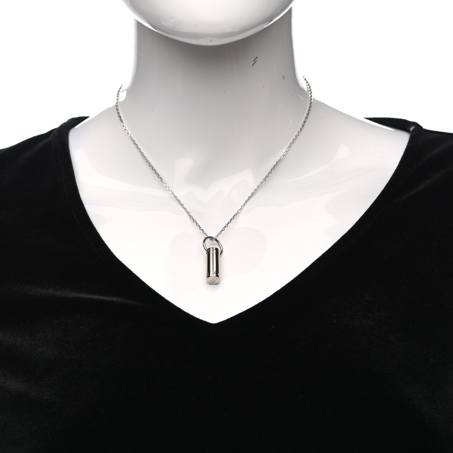 Cartier 18K White Gold LOVE Screwdriver Pendant Necklace 2 of 7