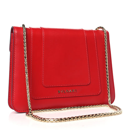 Bulgari Calfskin Serpenti In Love Forever Crossbody Bag Red 4 of 9