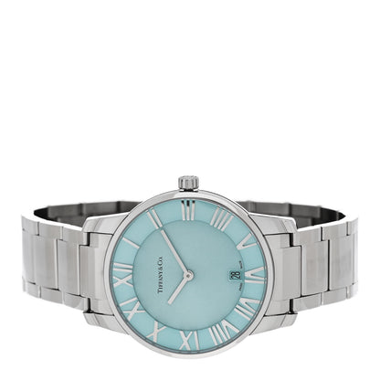 Tiffany Stainless Steel 37mm Atlas 2-Hand Quartz Watch Tiffany Blue 2 of 5