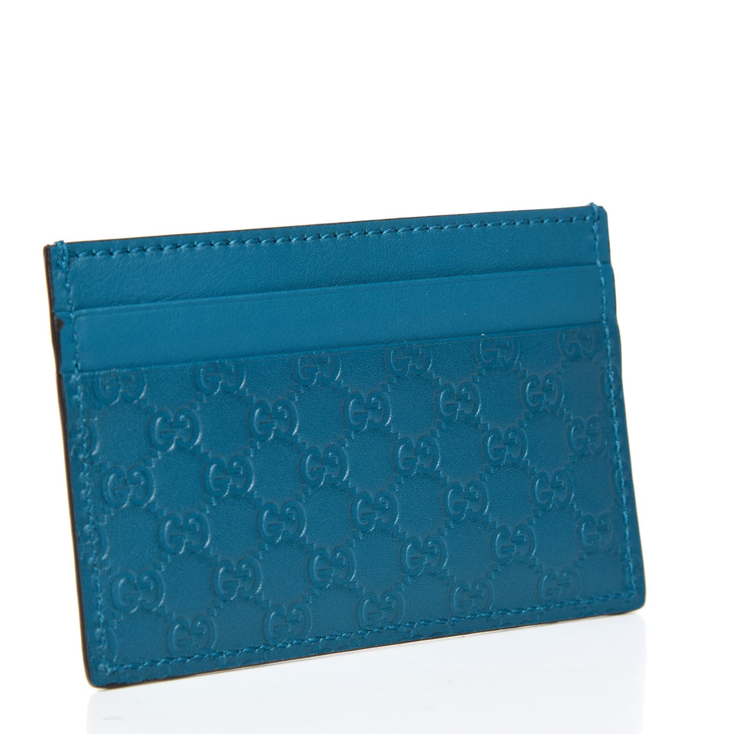 Microguccissima Card Holder Deep Cobalt