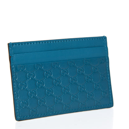 Gucci Microguccissima Card Holder Deep Cobalt 3 of 7