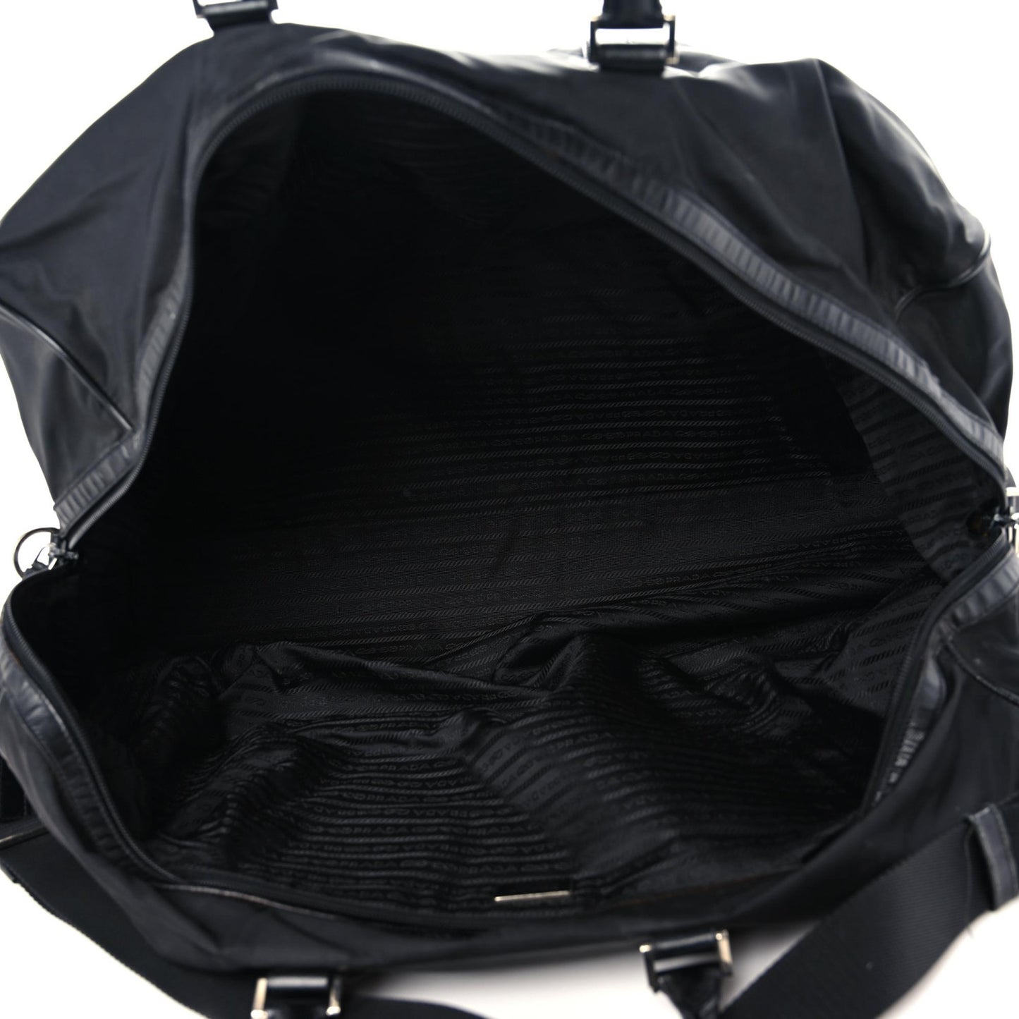Nylon Viaggio Duffle Black