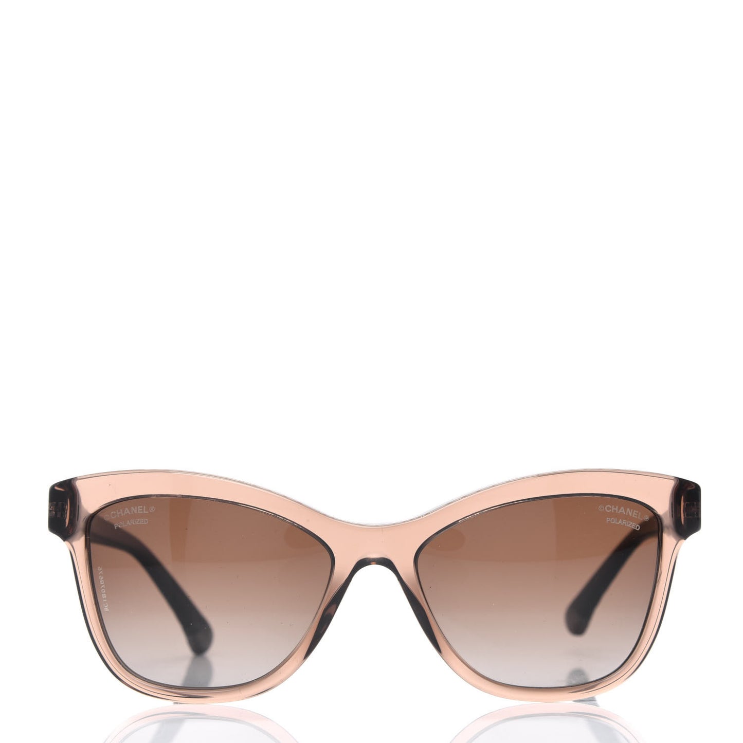 Polarized CC Cat Eye Sunglasses 5330-A Brown