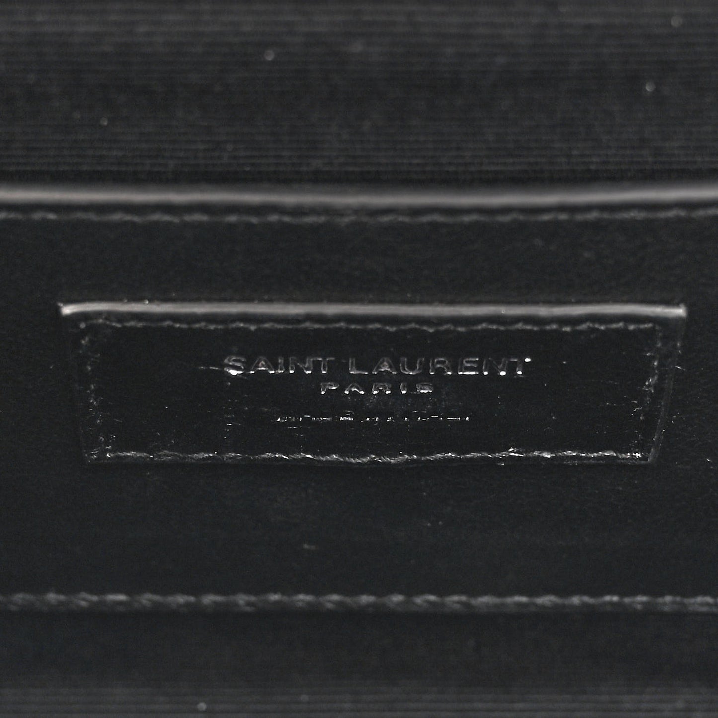 Grain De Poudre Textured Mixed Matelasse Triquilt Small Monogram Satchel Black