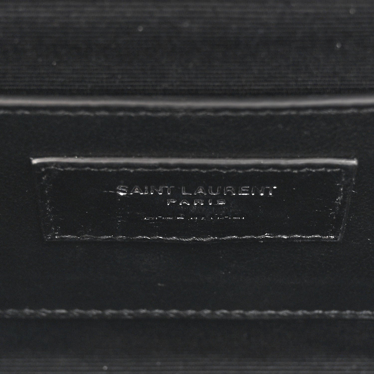 Saint Laurent Grain De Poudre Textured Mixed Matelasse Triquilt Small Monogram Satchel Black 5 of 8
