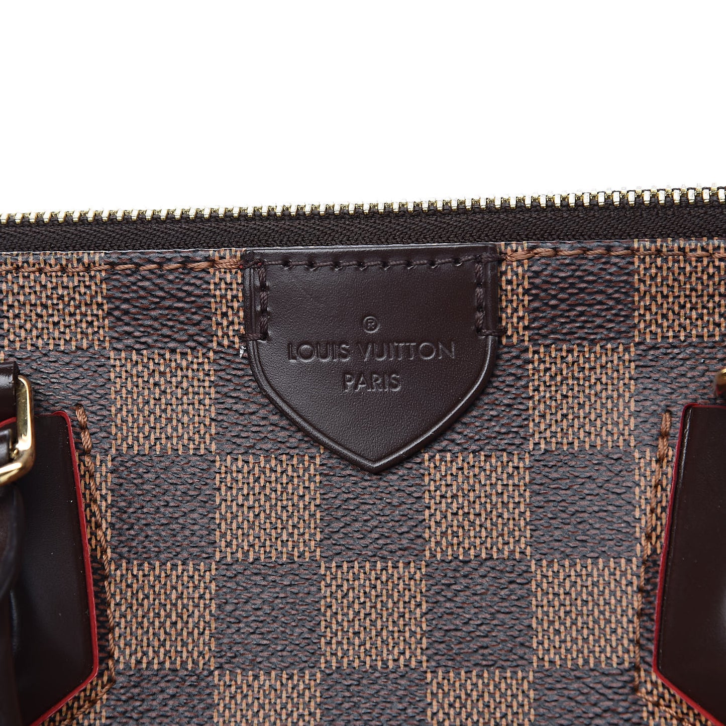 Damier Ebene Caissa Tote PM Cherry