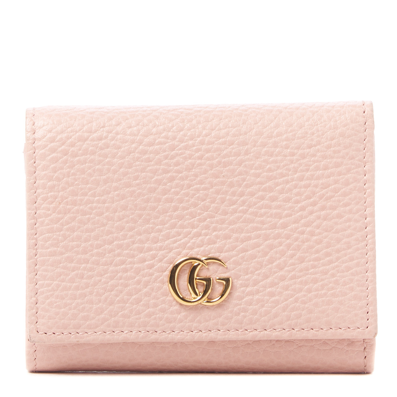 Gucci Dollar Calfskin GG Marmont Wallet Perfect Pink 1 of 8