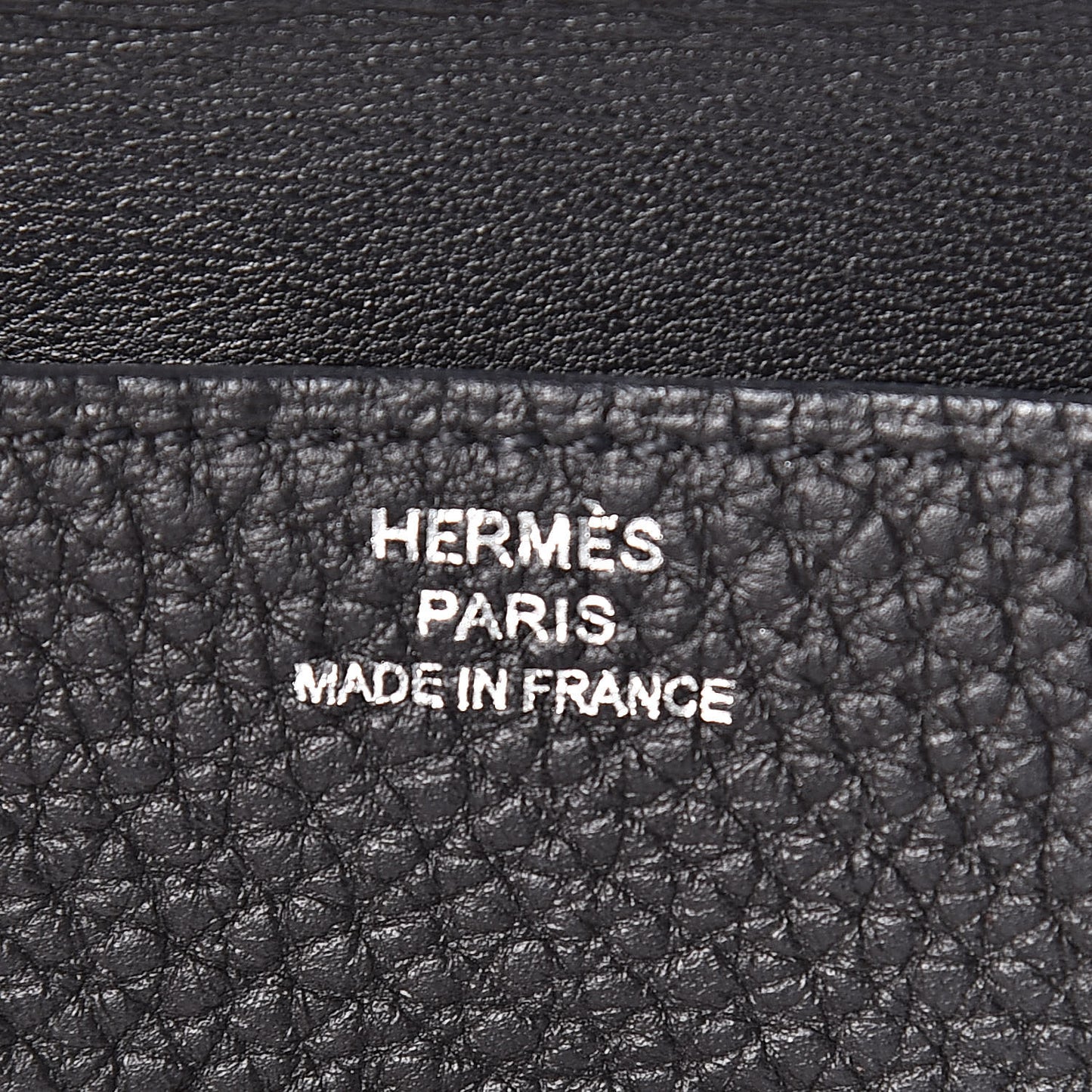 Togo Dogon Card Case Black