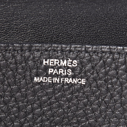 Hermes Togo Dogon Card Case Black 7 of 9