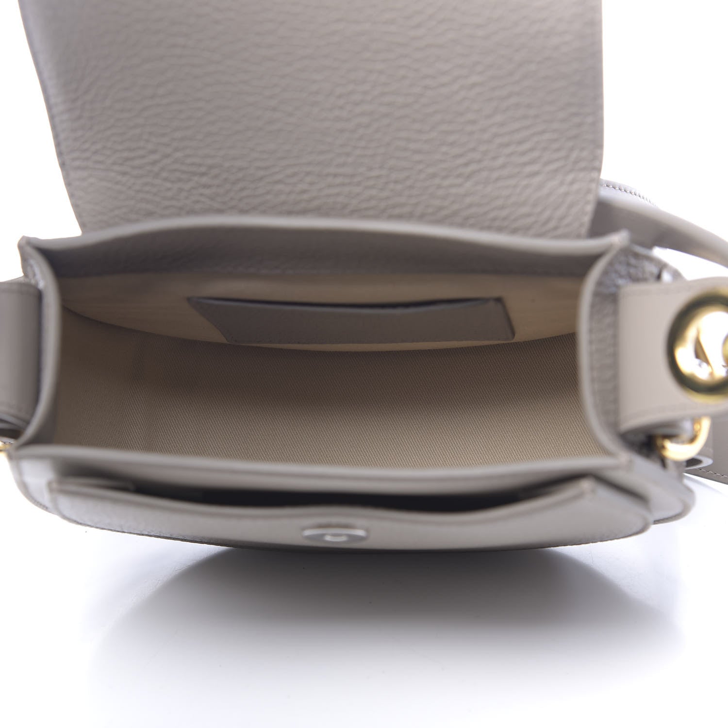 Chloe Grained Calfskin Small Tess Bag Motty Grey 5 of 9