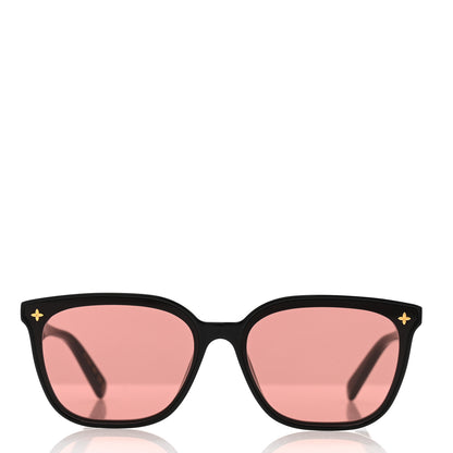 Louis Vuitton Acetate My Monogram Fame Rectangle Sunglasses Z2152U Black 2 of 8