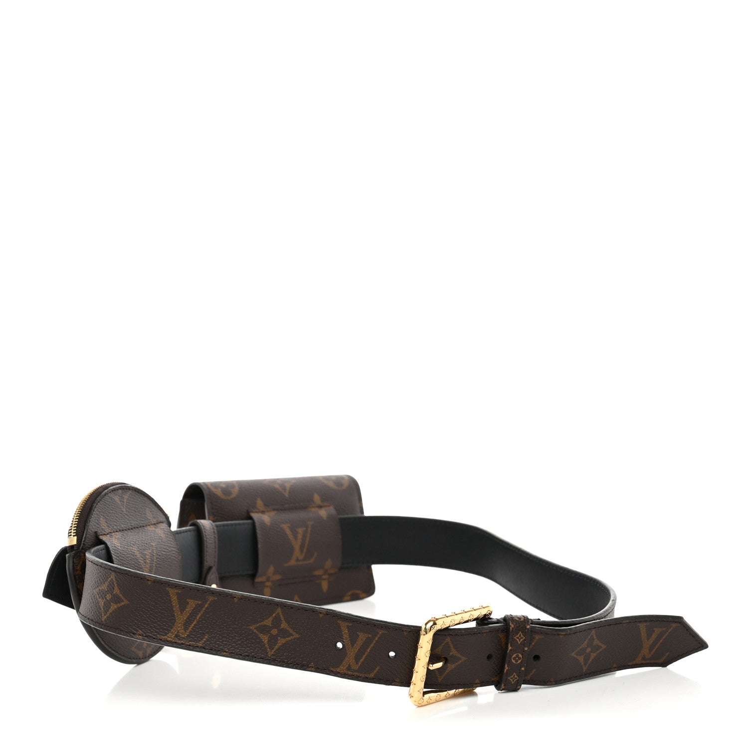 Louis Vuitton Monogram 30mm Daily Multi Pocket Belt 80 32 2 of 8
