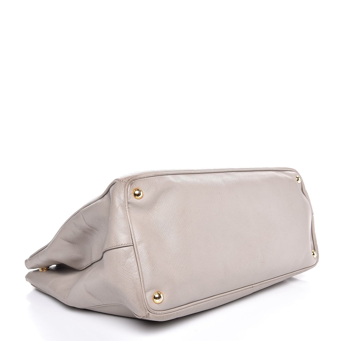 Saffiano Lux Extra Large Galleria Double Zip Tote Argilla