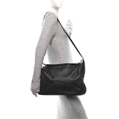 Celine Supple Calfskin Weekend Romy Shoulder Bag Black 2 of 9