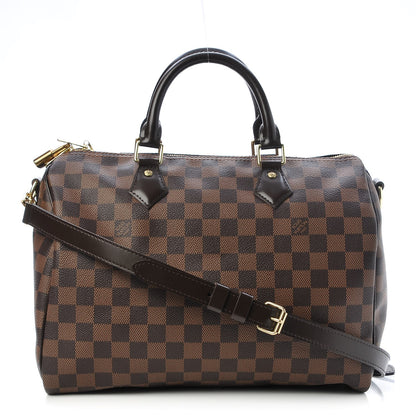 Louis Vuitton Damier Ebene Speedy Bandouliere 30 1 of 8
