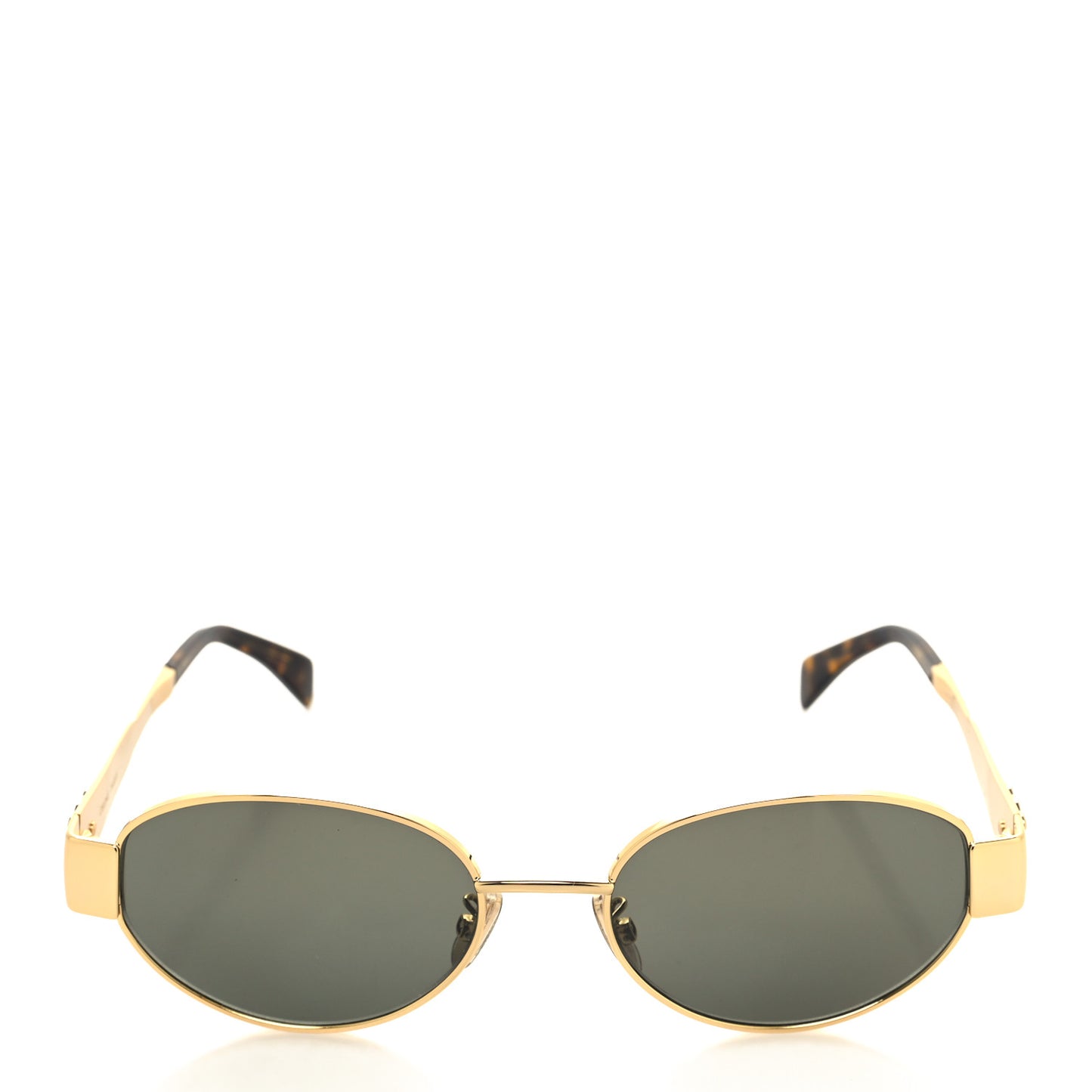 Metal Triomphe 01 Sunglasses CL40235U Gold Green