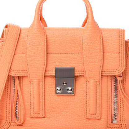 3.1 Phillip Lim 3.1 Textured Calfskin Mini Pashli Satchel Melon 10 of 10