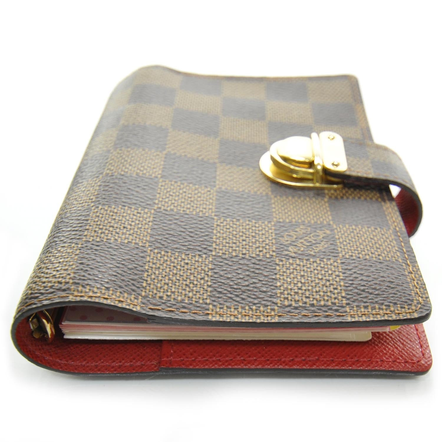 Louis Vuitton Damier Ebene Koala Small Ring Agenda 4 of 7
