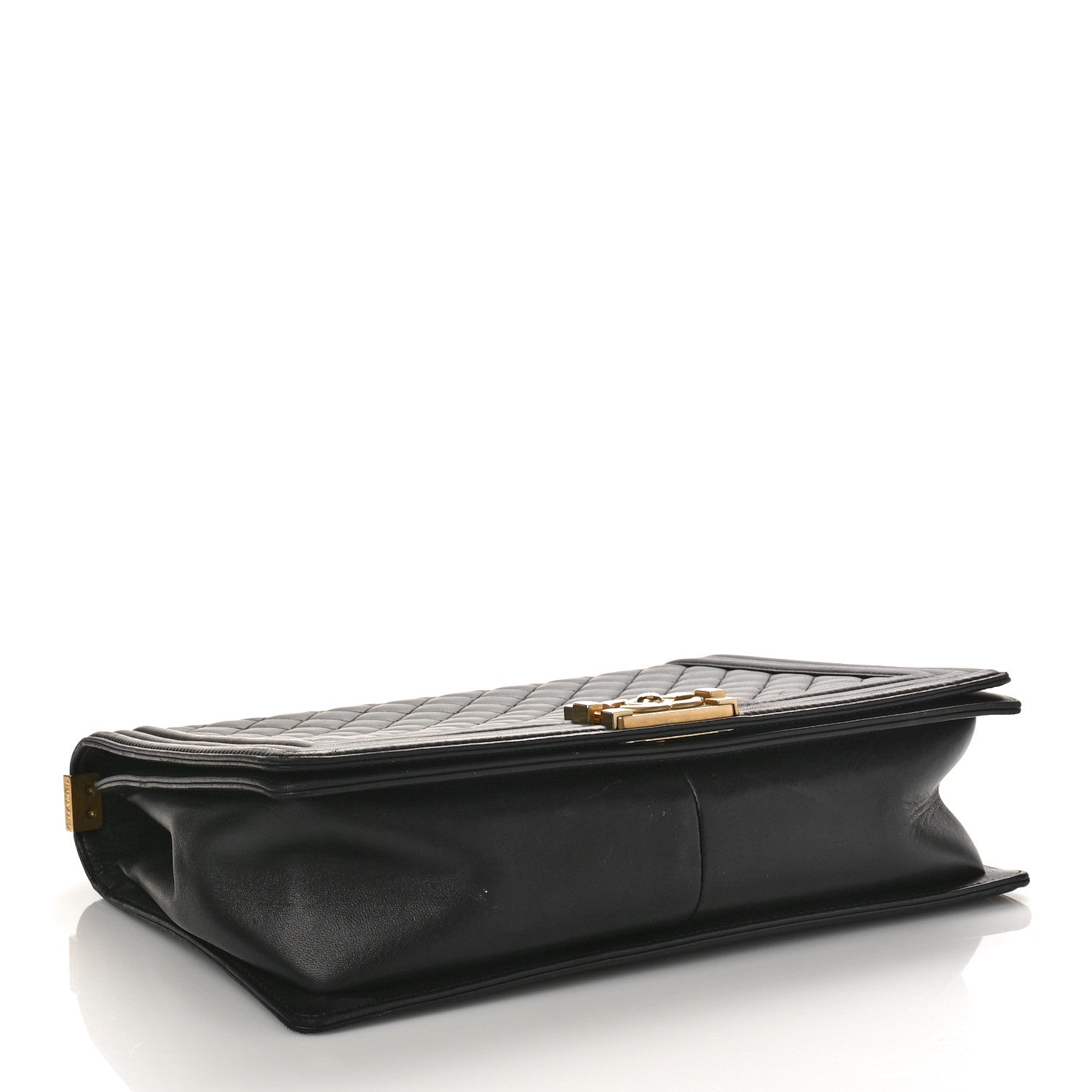 Chanel Lambskin Quilted Large Boy Flap Black 4 of 14