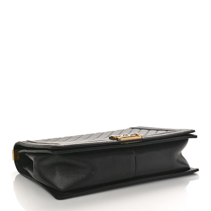 Chanel Lambskin Quilted Large Boy Flap Black 4 of 14
