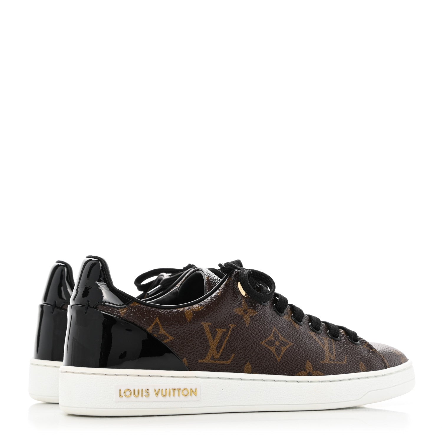 Louis Vuitton Patent Monogram Frontrow Sneakers 34.5 4 of 8
