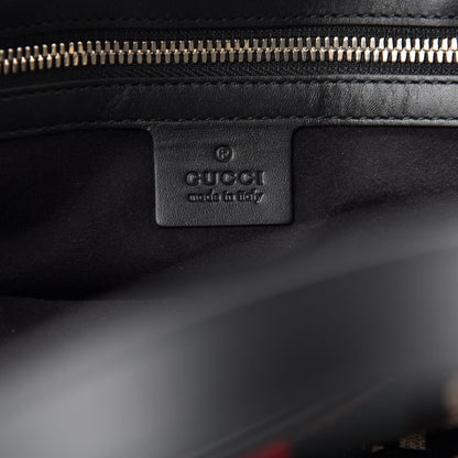 Gucci GG Supreme Monogram Caleido Web Vertical Tote Black 8 of 10
