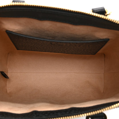 Gucci Textured Calfskin Web Small Ophidia Tote Bag Black 5 of 11